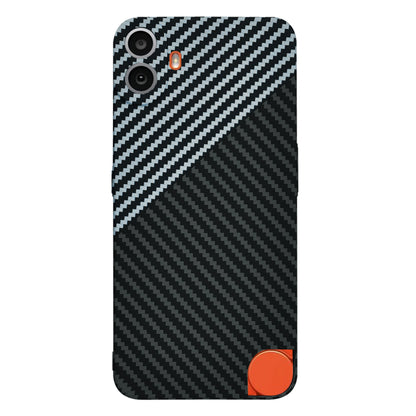 Coque pour Nothing CMF Phone 1, Techsuit, Carbonite FiberShell, Noir Gris