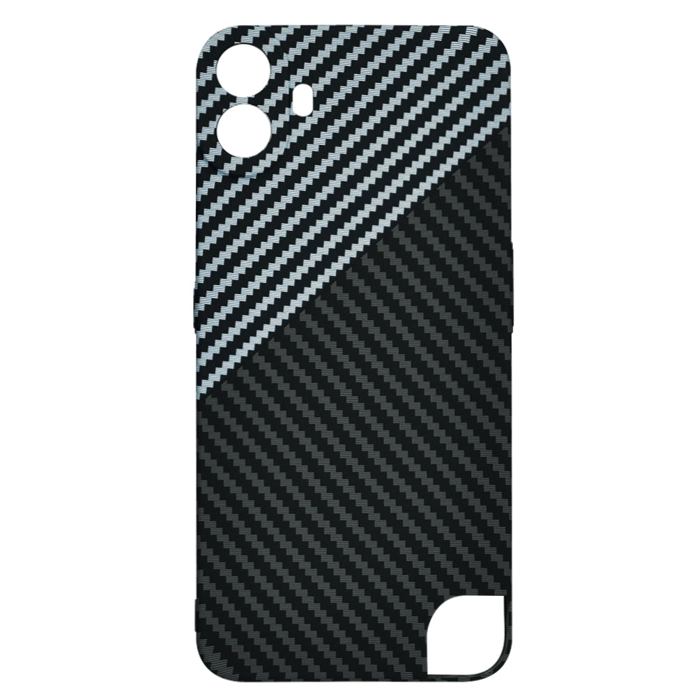 Coque pour Nothing CMF Phone 1, Techsuit, Carbonite FiberShell, Noir Gris