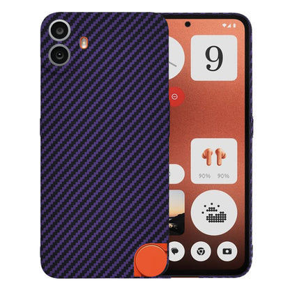 Case for Nothing CMF Phone 1, Techsuit, Carbonite FiberShell, Purple
