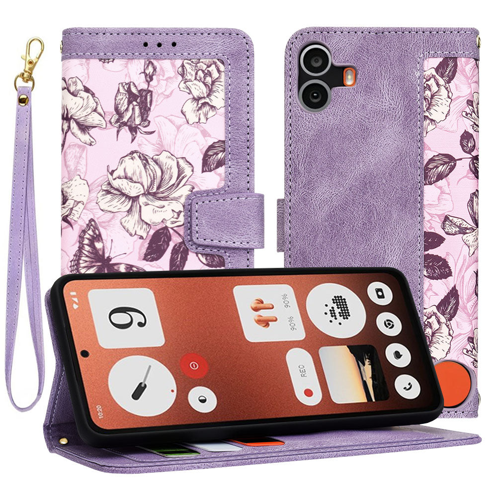 Coque pour Nothing CMF Phone 1, Techsuit, FlipCraft, Violet