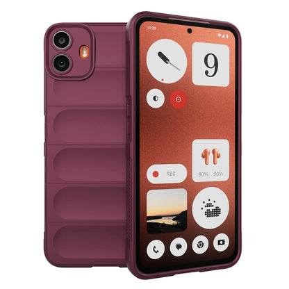 Coque pour Nothing CMF Phone 1, Techsuit, Magic Shield, Bordeaux