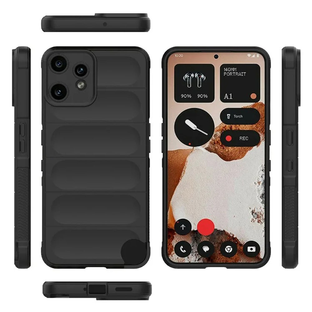 Coque pour Nothing CMF Phone 2 Pro, Techsuit, Magic Shield, Noire