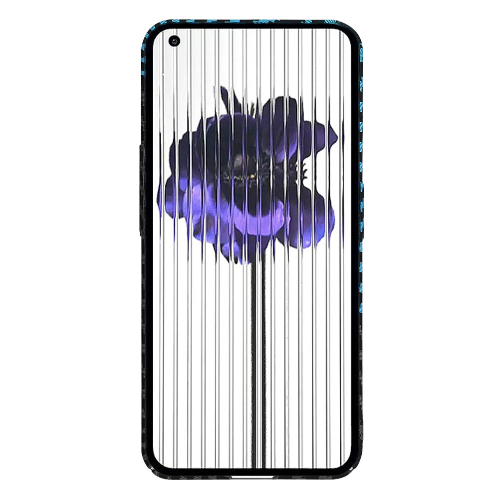 Coque pour Nothing Phone (1), Techsuit, Carbonite FiberShell, Noir Bleu