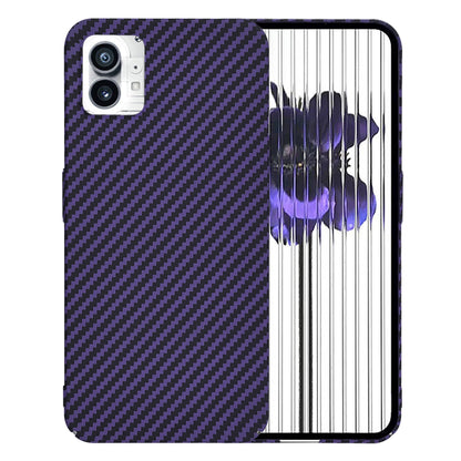 Coque pour Nothing Phone (1), Techsuit, Carbonite FiberShell, Violet