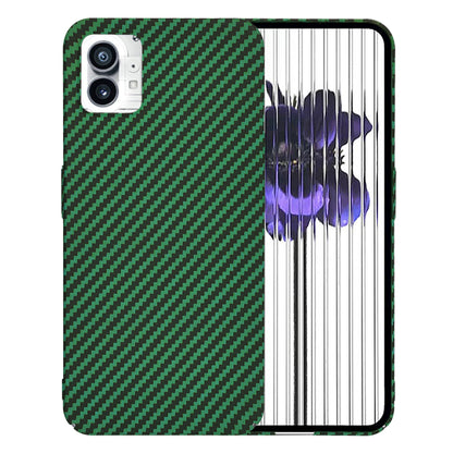 Coque pour Nothing Phone (1), Techsuit, Carbonite FiberShell, Vert