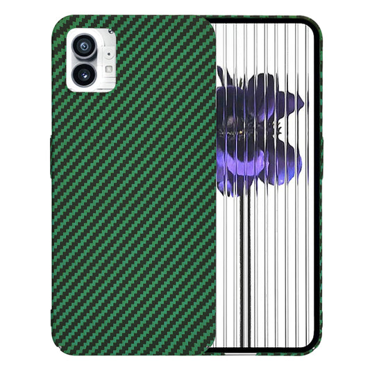 Coque pour Nothing Phone (1), Techsuit, Carbonite FiberShell, Vert