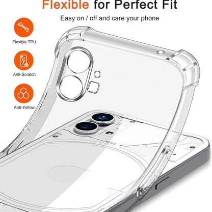 Coque pour Nothing Phone (1), Techsuit, Antichoc Claire, Transparente
