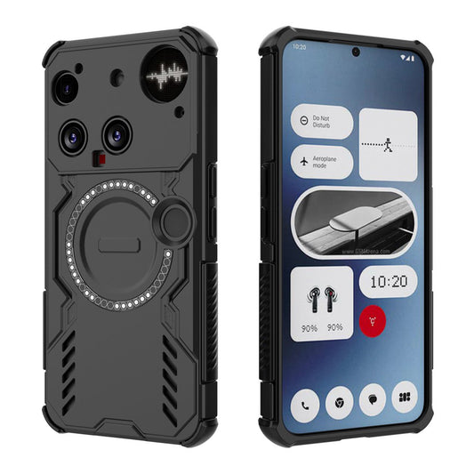 Coque MagSafe pour Nothing Phone (3), Techsuit, ArmorMag, Noire