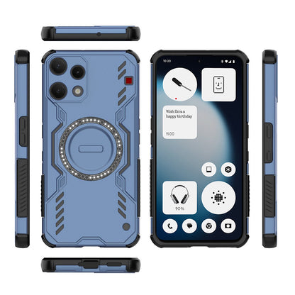 Étui pour Nothing Phone (3a) Lite, Techsuit, ArmorMag, Bleu