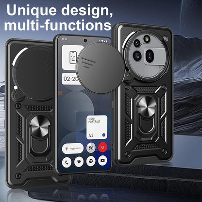 Coque pour Nothing Phone (3a) Pro, Techsuit, CamShield, Noire