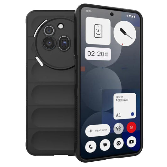 Coque pour Nothing Phone (3a) Pro, Techsuit, Magic Shield, Noire