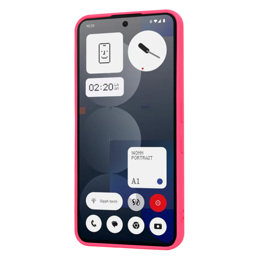 Coque pour Nothing Phone (3a) Pro, Techsuit, SoftFlex, Rose Foncé