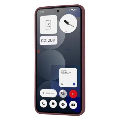 Coque pour Nothing Phone (3a) Pro, Techsuit, SoftFlex, Bordeaux