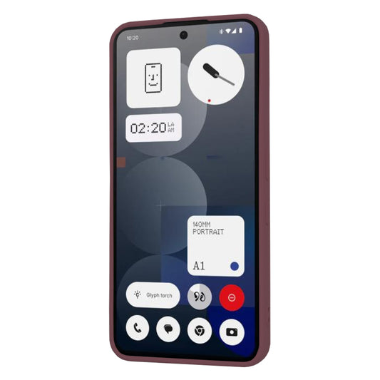 Coque pour Nothing Phone (3a) Pro, Techsuit, SoftFlex, Bordeaux