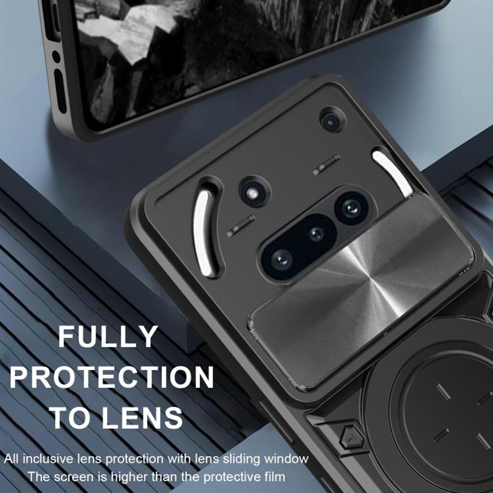 Coque pour Nothing Phone (3a), Techsuit, CamGuard Pro, Bleue