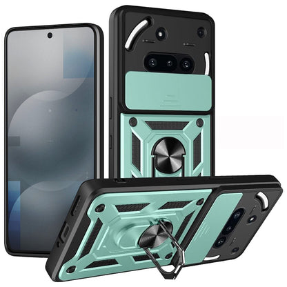 Coque pour Nothing Phone (3a), Techsuit, CamShield, Vert