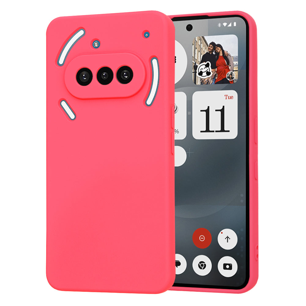Coque pour Nothing Phone (3a), Techsuit, SoftFlex, Rose Foncé