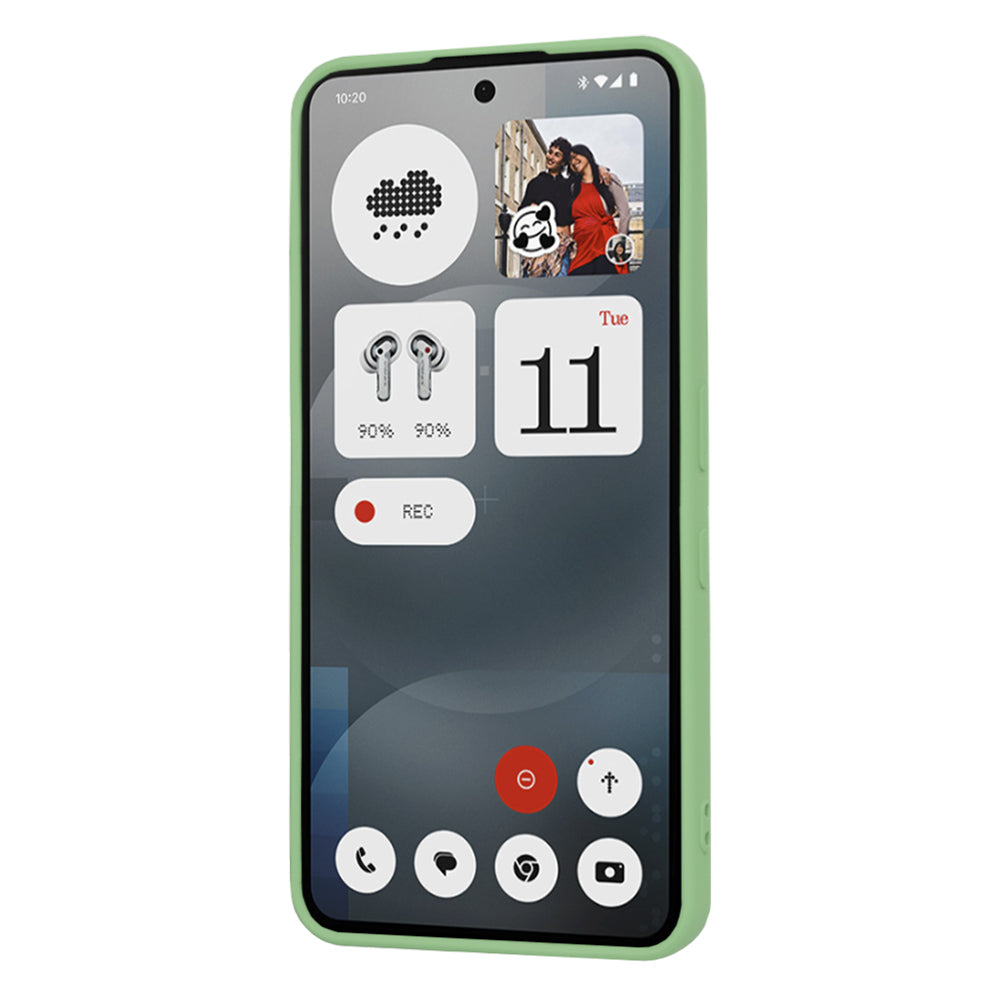 Coque pour Nothing Phone (3a), Techsuit, SoftFlex, Vert Clair