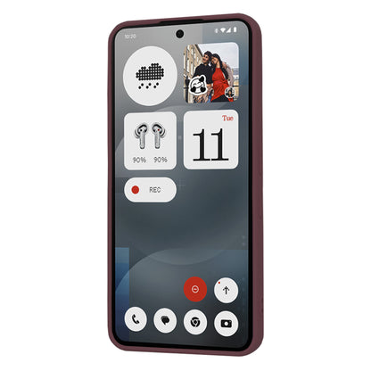 Case for Nothing Phone (3a), Techsuit, SoftFlex, Burgundy