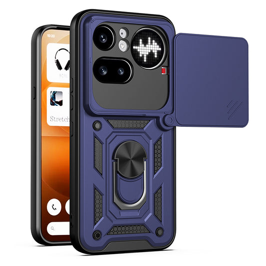 Étui pour Nothing Phone (4a) Pro, Techsuit, CamShield, Bleu