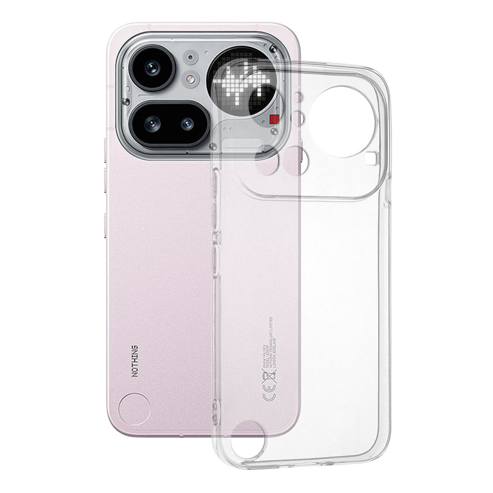 Étui pour Nothing Phone (4a) Pro, Techsuit, Clear, Transparent