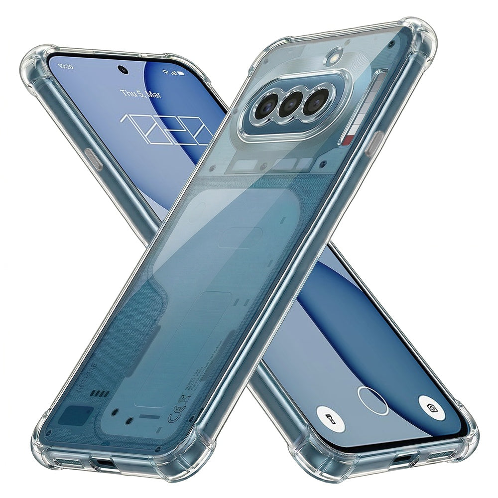 Étui pour Nothing Phone (4a), Techsuit, Shockproof Clear, Transparent