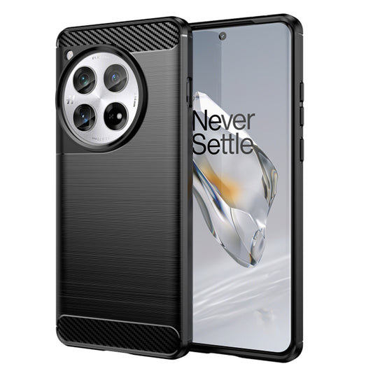 Coque pour OnePlus 12, Techsuit, Carbone, Noire