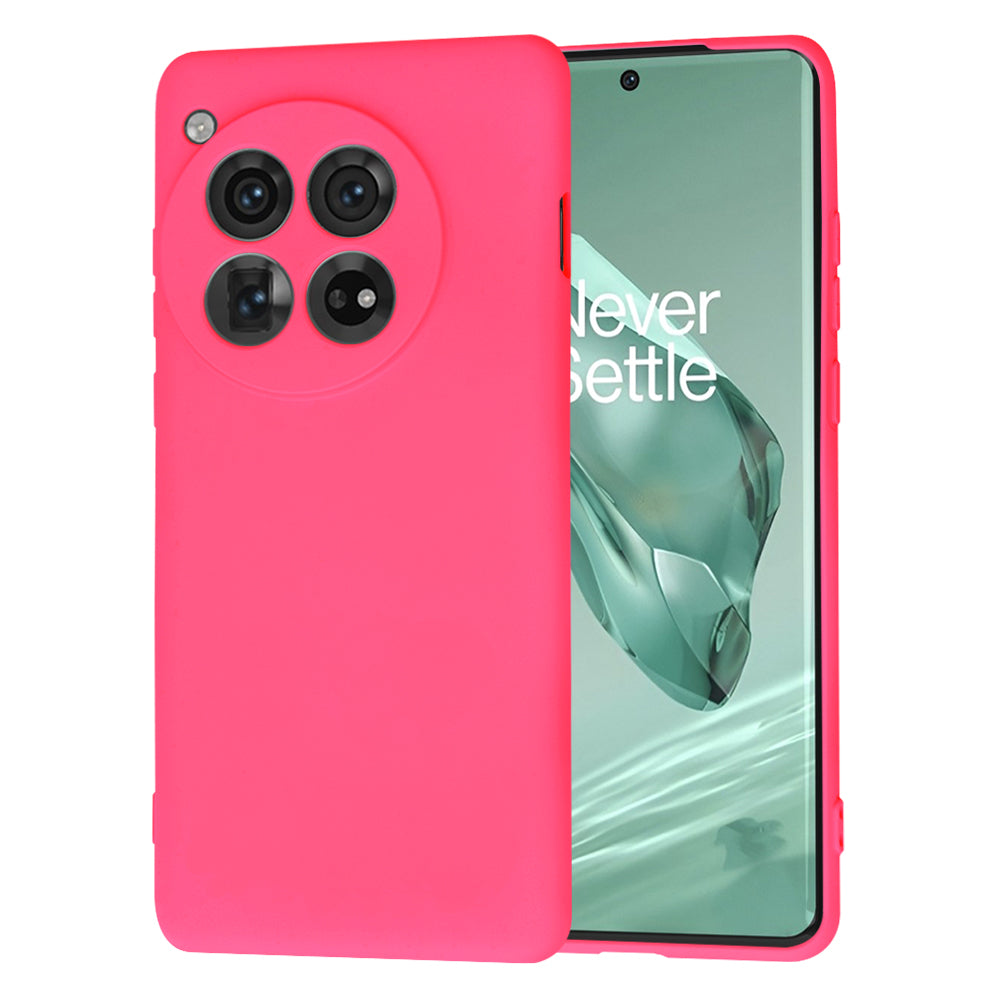 Coque pour OnePlus 12, Techsuit, SoftFlex, Rose Foncé