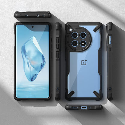 Etui pour OnePlus 12R, Ringke, Fusion X, noir 