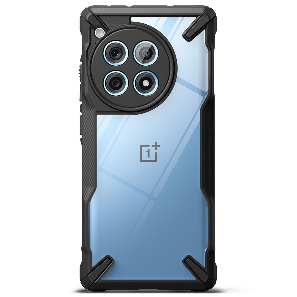 Etui pour OnePlus 12R, Ringke, Fusion X, noir 