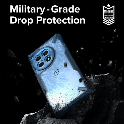 Étui pour OnePlus 12R, Ringke, Fusion X, Bleu