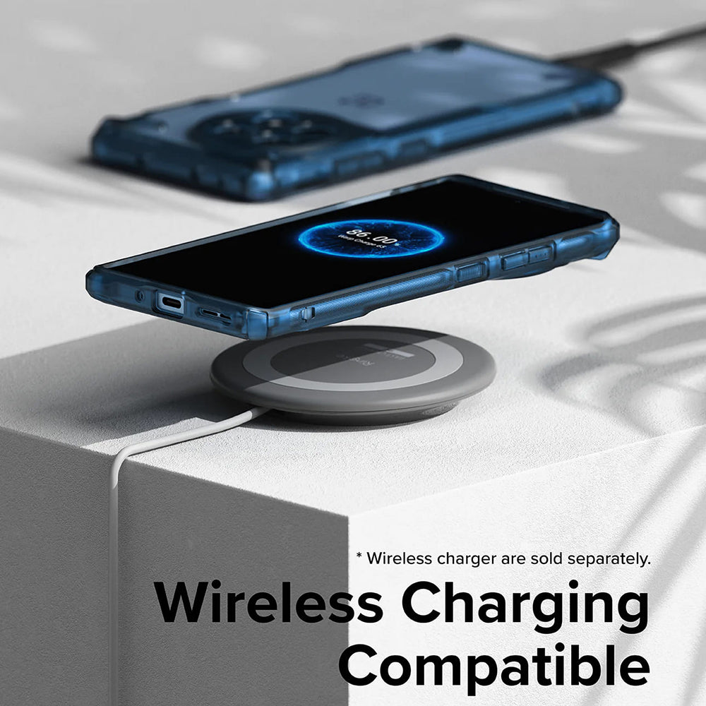 Étui pour OnePlus 12R, Ringke, Fusion X, Bleu