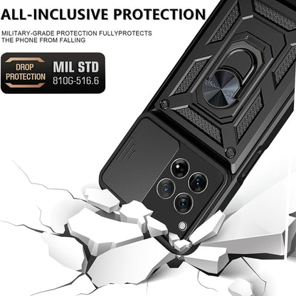 Coque pour OnePlus 12R, Techsuit, CamShield, Noire