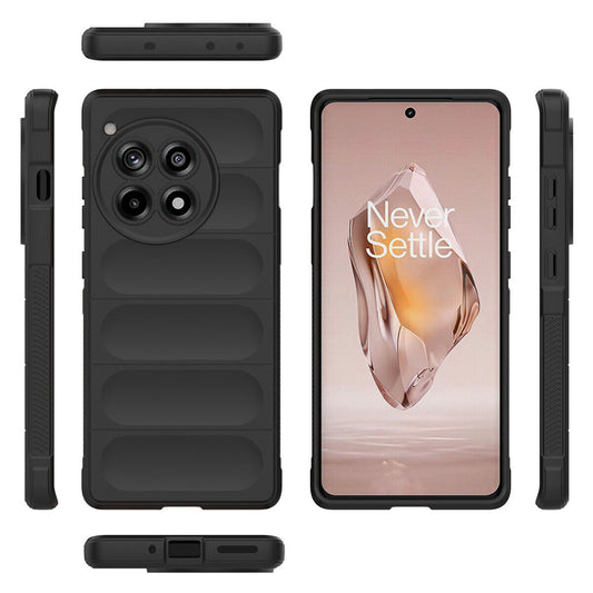 Coque pour OnePlus 12R, Techsuit, Magic Shield, Noire