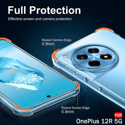 Coque pour OnePlus 12R, Techsuit, Antichoc Claire, Transparente