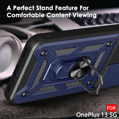 Coque pour OnePlus 13, Techsuit, CamShield, Bleue