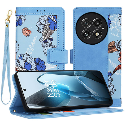 Coque pour OnePlus 13, Techsuit, FlipCraft, Bleu
