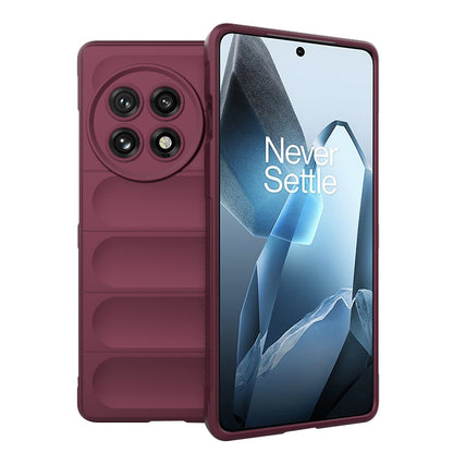 Coque pour OnePlus 13, Techsuit, Magic Shield, Bordeaux