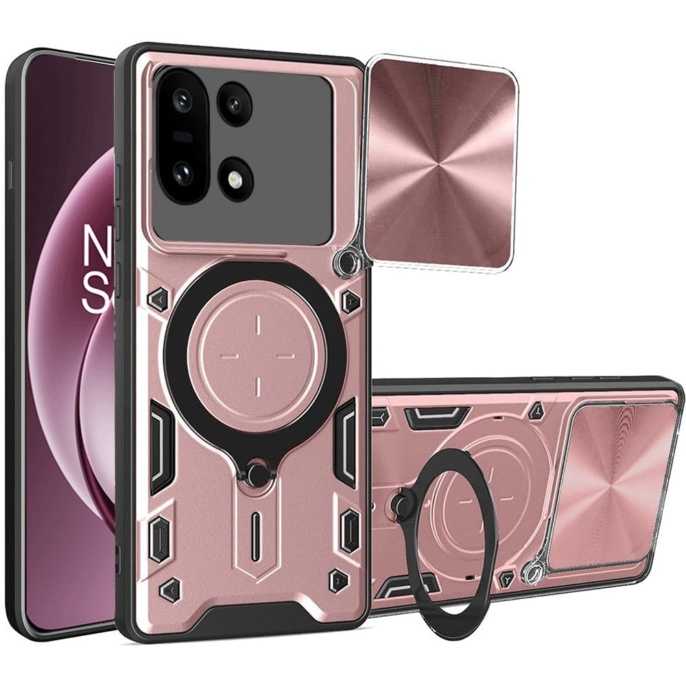 Étui pour OnePlus 15, Techsuit, CamGuard Pro, Rose Doré