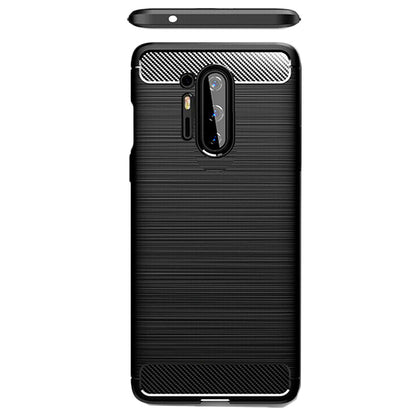 Coque pour OnePlus 8 Pro, Techsuit, Carbone, Noire