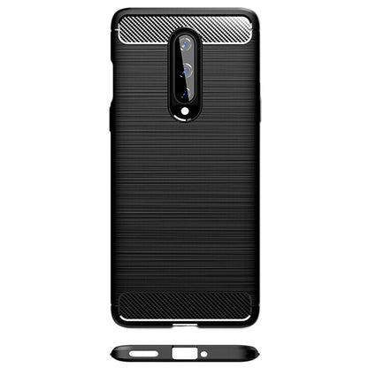 Coque pour OnePlus 8, Techsuit, Carbone, Noire
