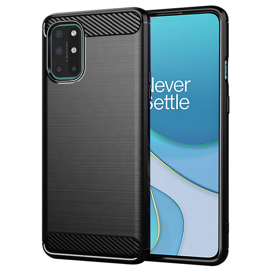 Coque pour OnePlus 8T, Techsuit, Carbone, Noire