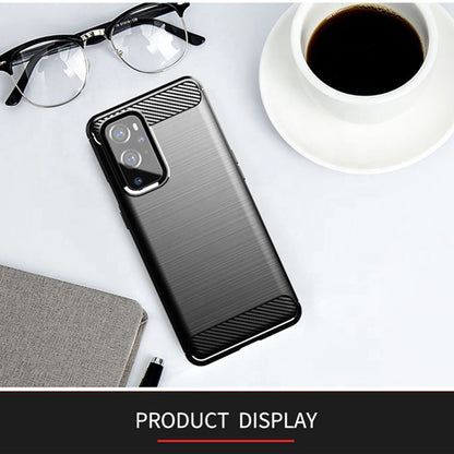 Coque pour OnePlus 9 Pro, Techsuit, Carbone, Noire