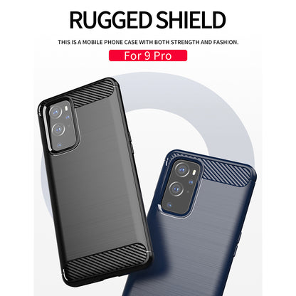 Coque pour OnePlus 9 Pro, Techsuit, Carbone, Noire