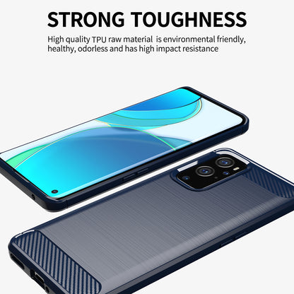Coque pour OnePlus 9 Pro, Techsuit, Carbone, Noire