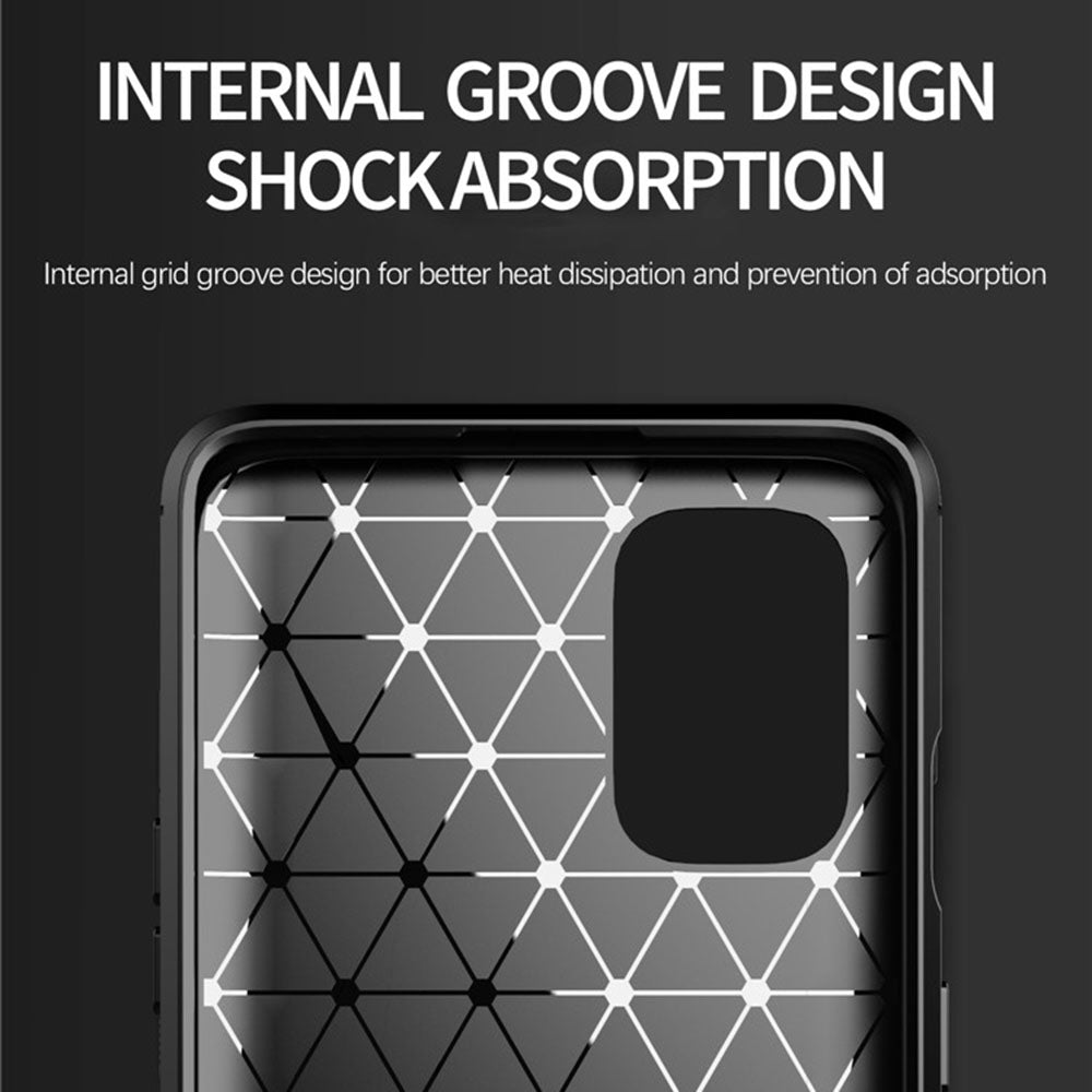 Coque pour OnePlus 9, Techsuit, Carbone, Noire