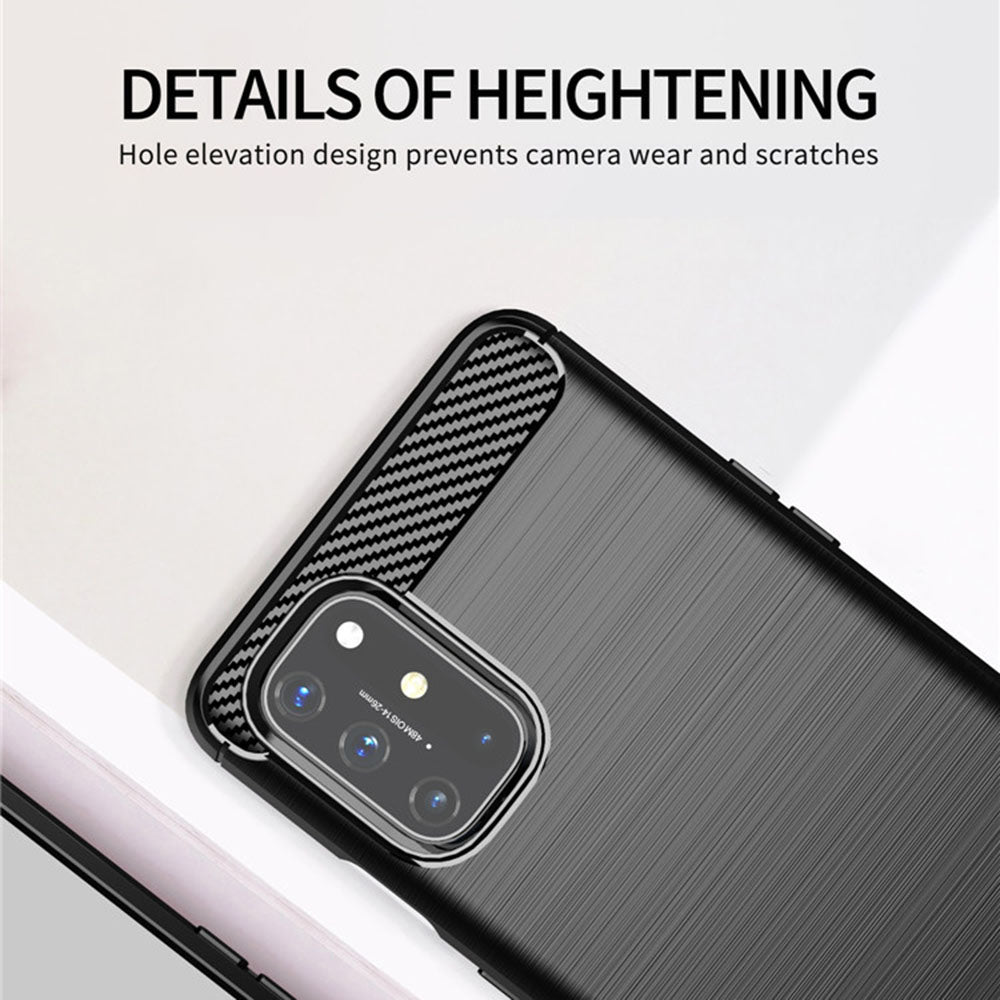 Coque pour OnePlus 9, Techsuit, Carbone, Noire