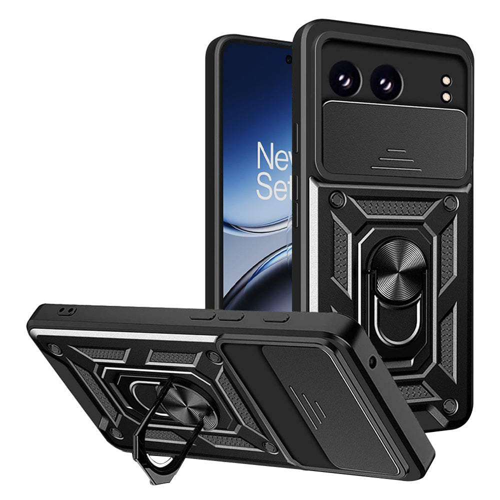 Coque pour OnePlus Nord 4, Techsuit, CamShield, Noire