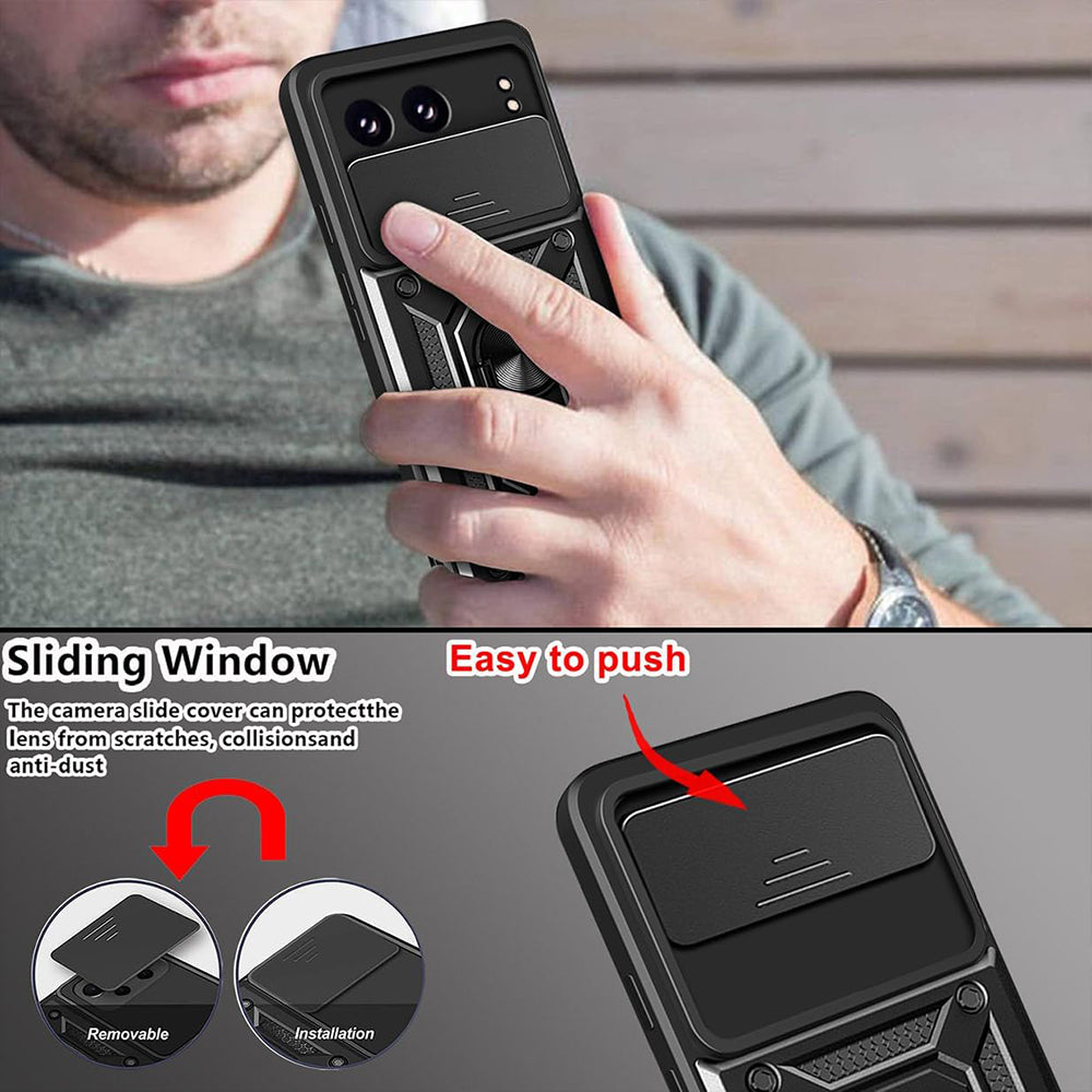 Coque pour OnePlus Nord 4, Techsuit, CamShield, Noire