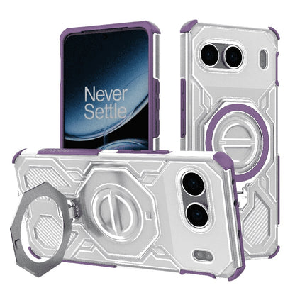 Coque pour OnePlus Nord 4, Techsuit, Carbon Shield Pro, Violet